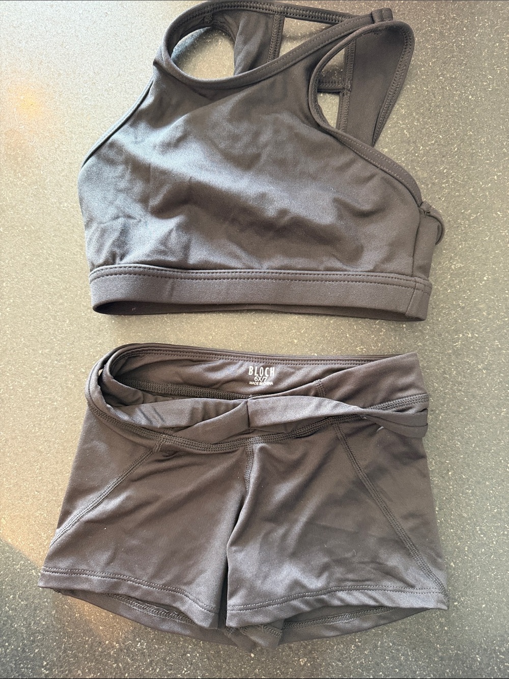 Girls sport Bra & biker short set